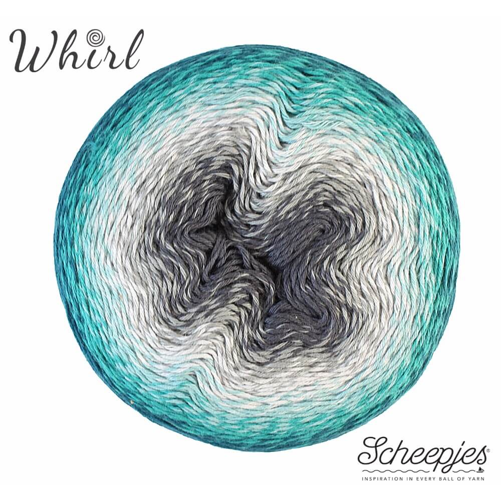 Scheepjes Whirl 1x1000m 754 Green Tea Tipple | Knitting yarn shop / dzijas veikals