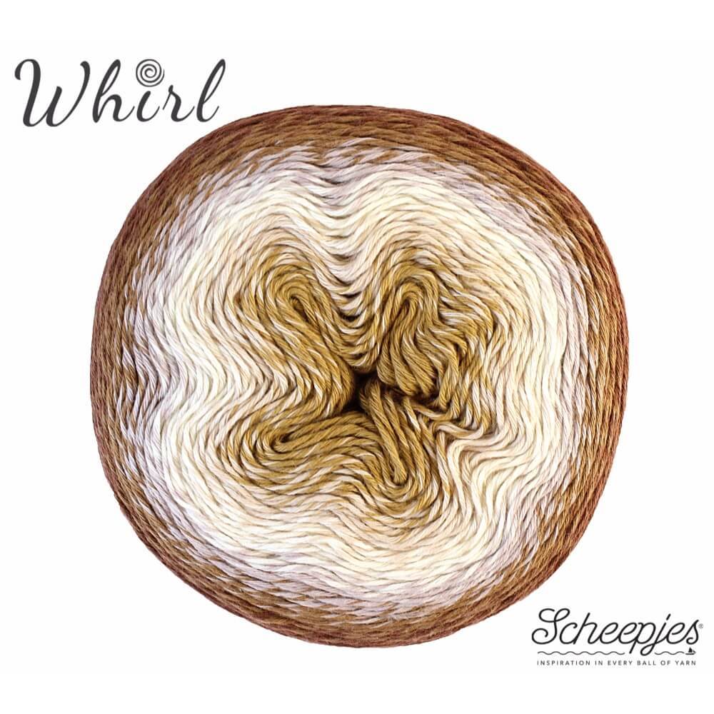 Scheepjes Whirl 1x1000m 756 Caramel Core Blimey | Knitting yarn shop / dzijas veikals
