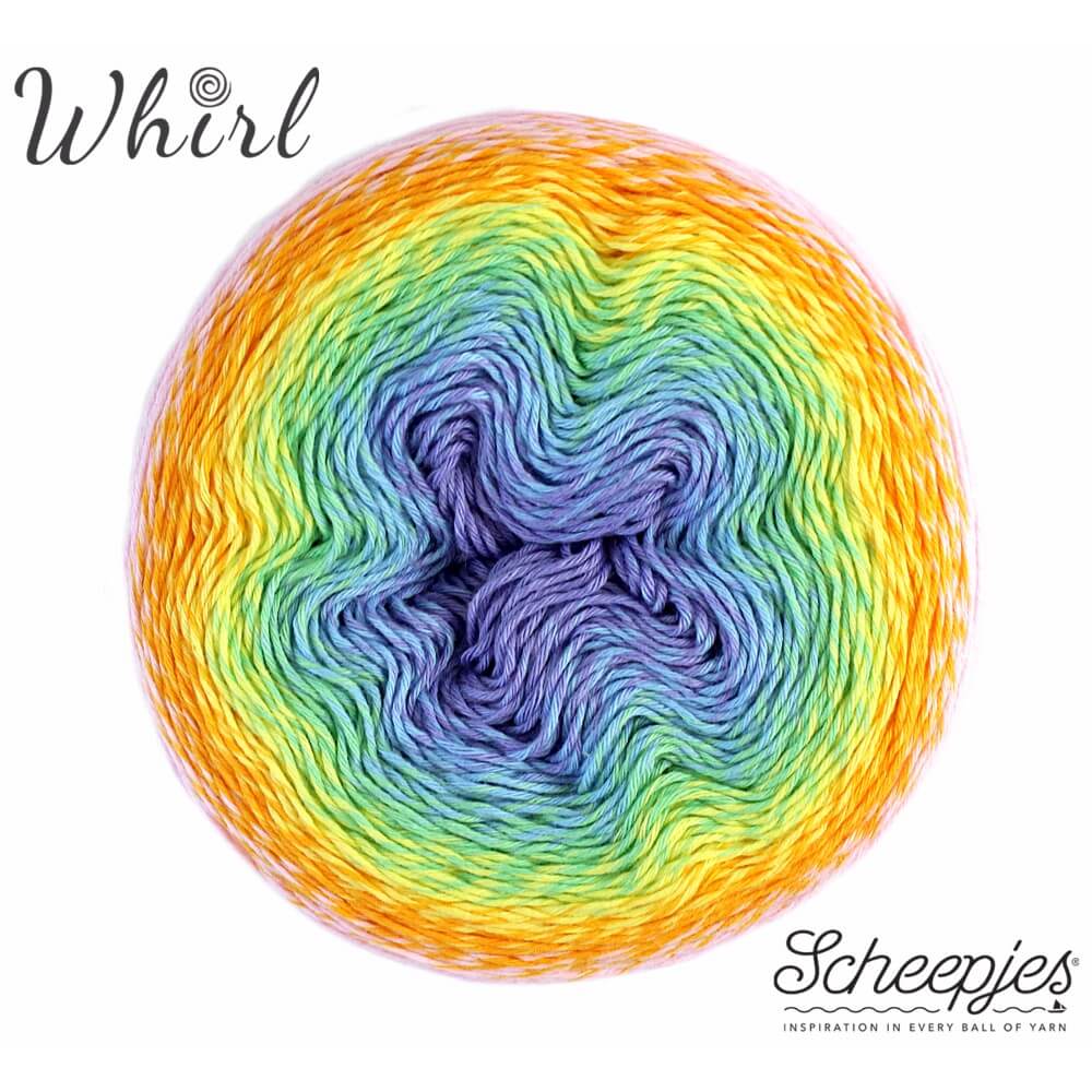 Scheepjes Whirl 1x1000m 760 Cotton Candy Man | Knitting yarn shop / dzijas veikals