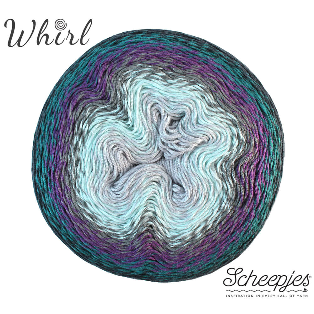 Scheepjes Whirl 1x1000m 773 Blackcurrant Squeeze Me | Knitting yarn shop / dzijas veikals