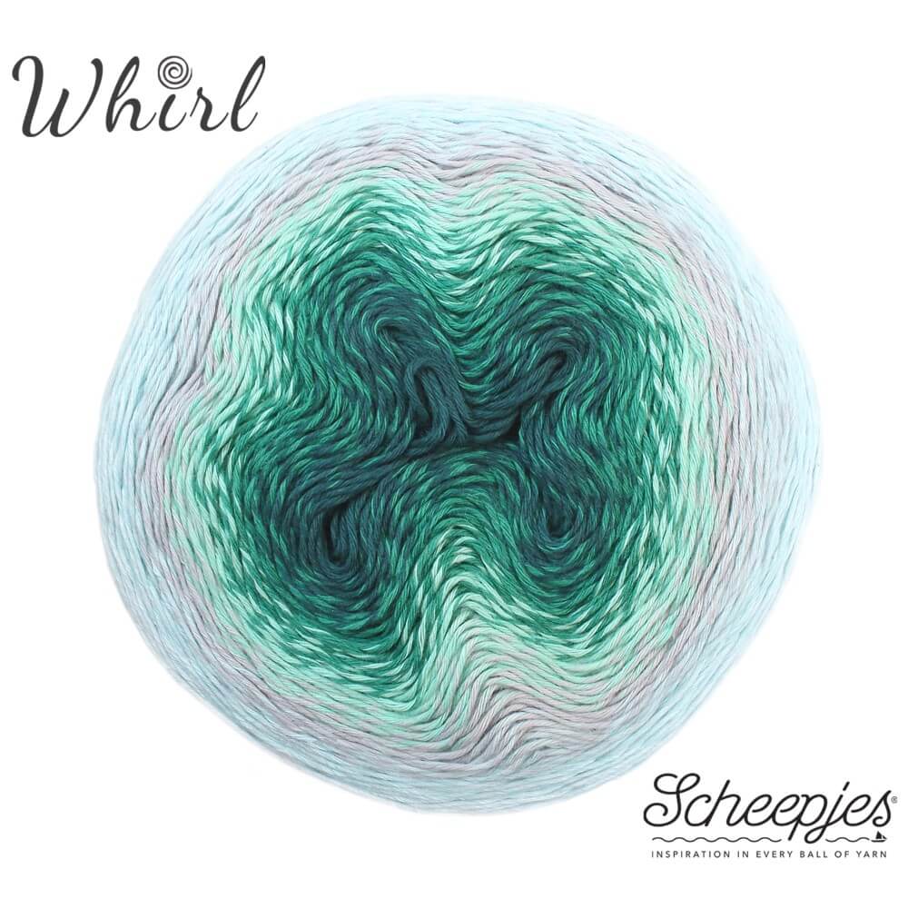 Scheepjes Whirl 1x1000m 781 Sea Breeze Tease | Knitting yarn shop / dzijas veikals