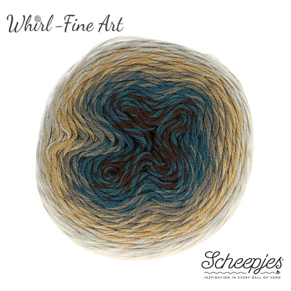 Scheepjes Whirl - Fine Art 220g 654 Cubism | Knitting yarn shop / dzijas veikals