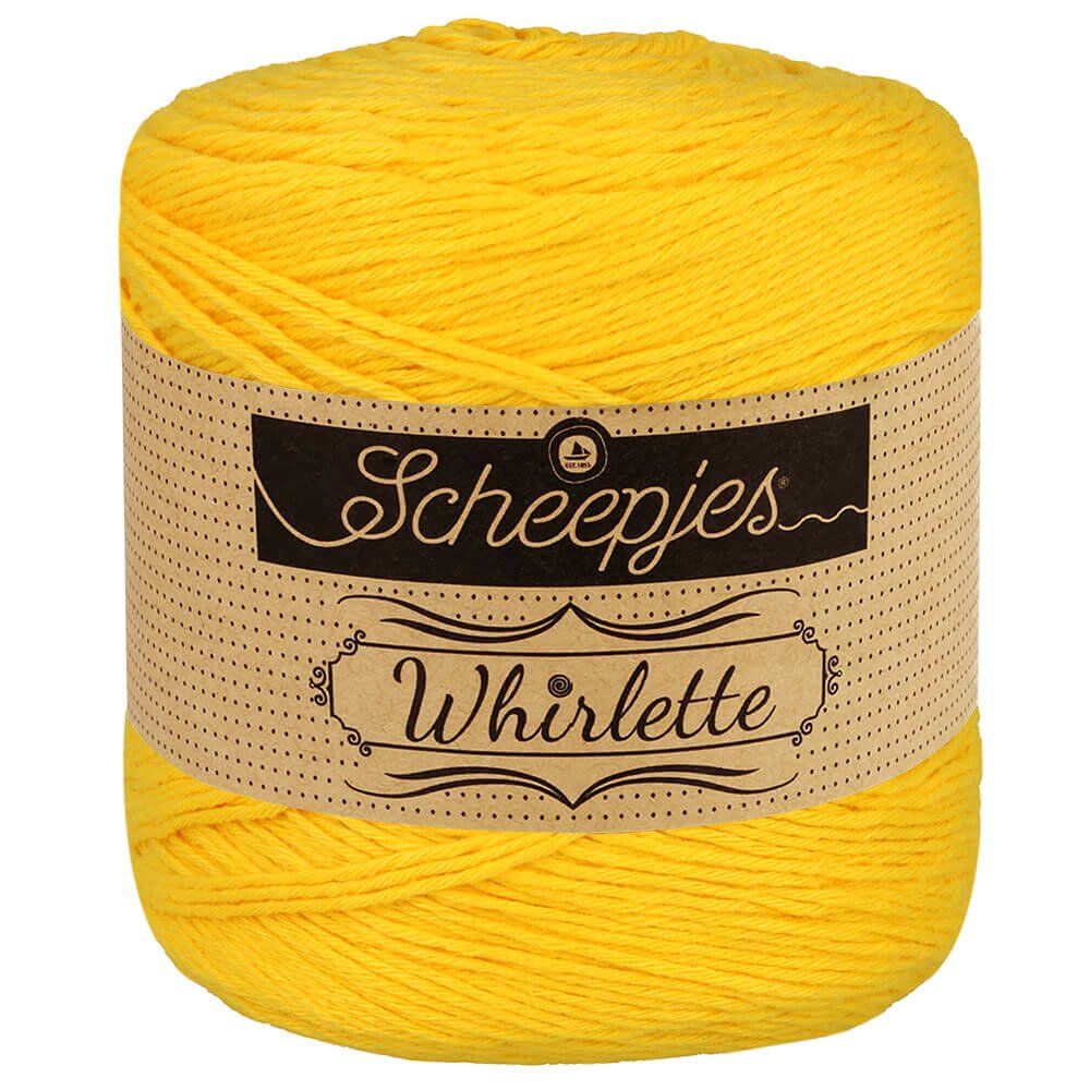 Scheepjes Whirlette 100g 858 Banana | Knitting yarn shop / dzijas veikals