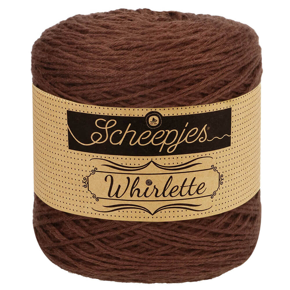 Scheepjes Whirlette 100g 863 Chocolate | Knitting yarn shop / dzijas veikals