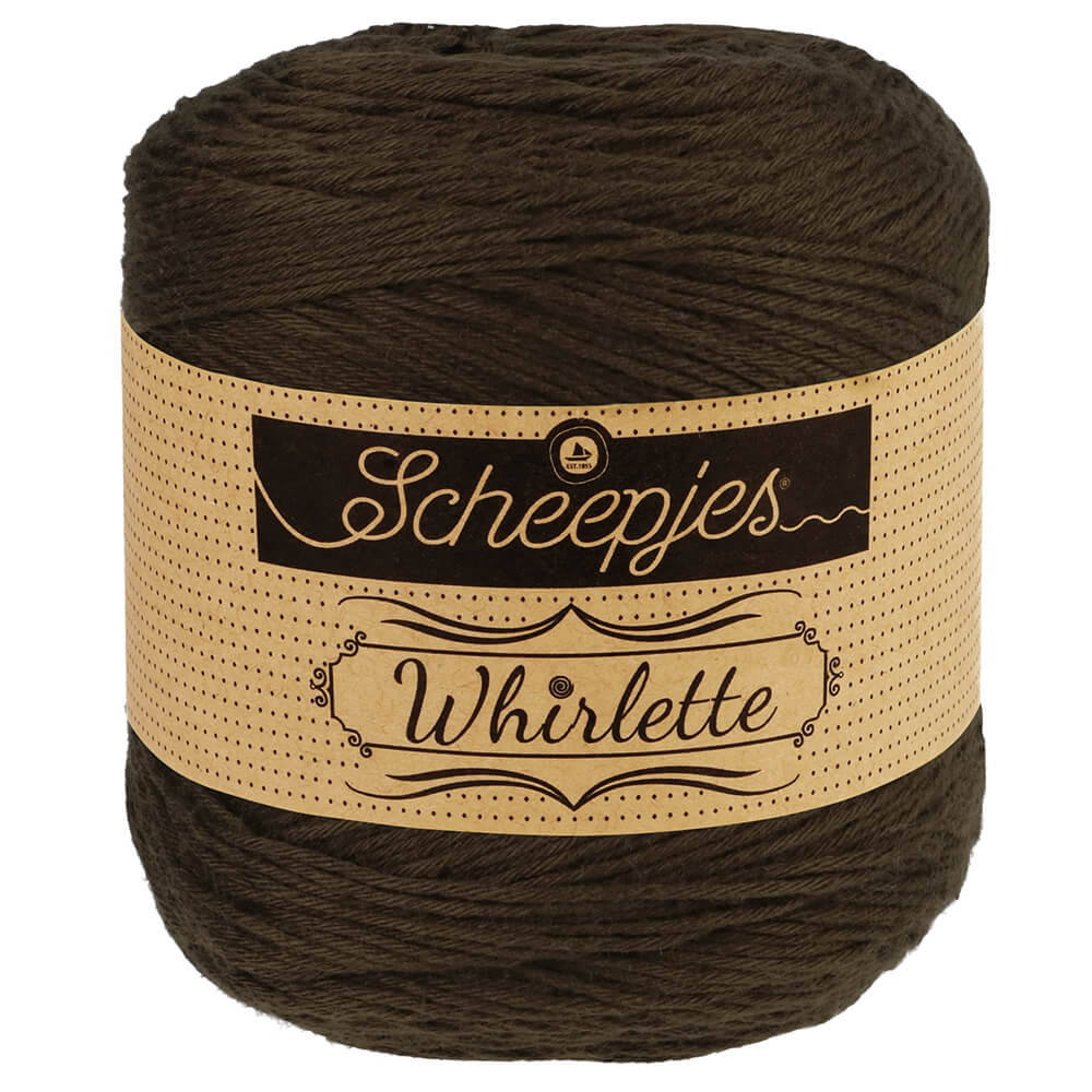 Scheepjes Whirlette 100g 883 Bitter Coffee | Knitting yarn shop / dzijas veikals
