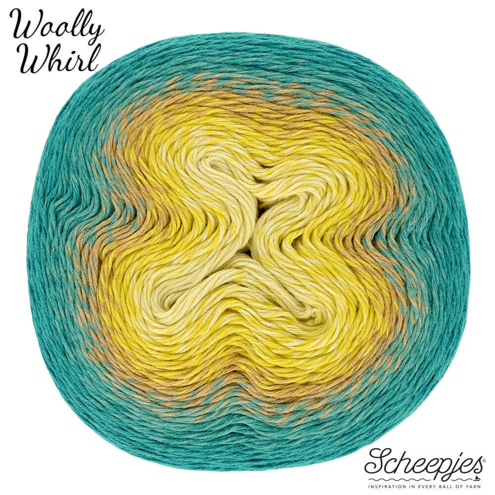 Scheepjes Woolly Whirl 1000m 476 Custard Cream Centre | Knitting yarn shop / dzijas veikals