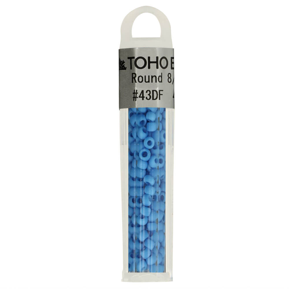 Toho Glass beads round 8 - 0 - 4g , different colours 0043DF | Knitting yarn shop / dzijas veikals
