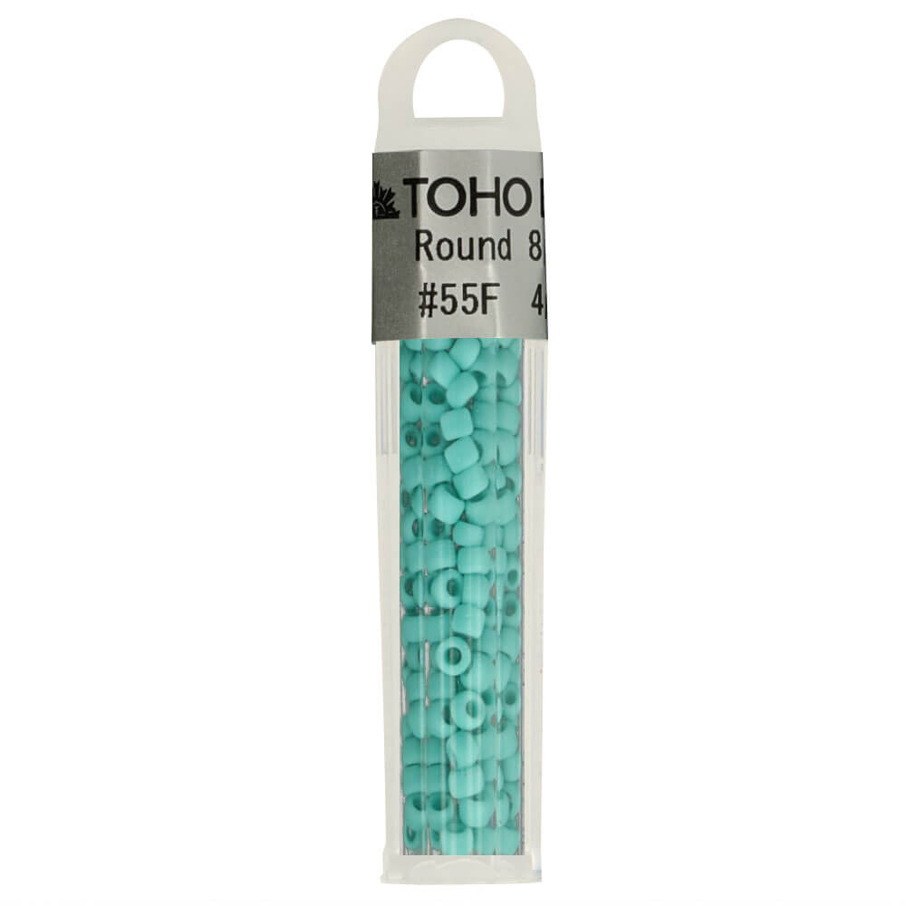 Toho Glass beads round 8 - 0 - 4g , different colours 0055F | Knitting yarn shop / dzijas veikals