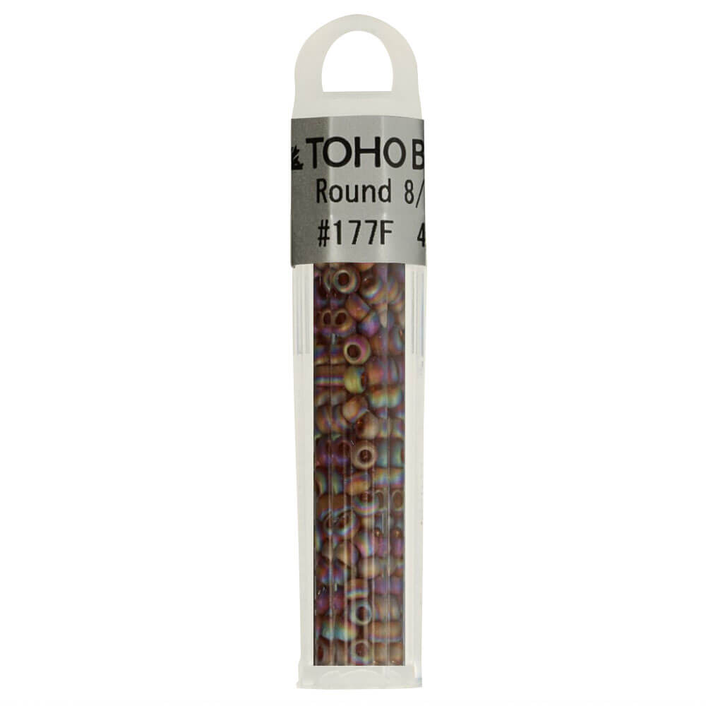 Toho Glass beads round 8 - 0 - 4g , different colours 0177F | Knitting yarn shop / dzijas veikals