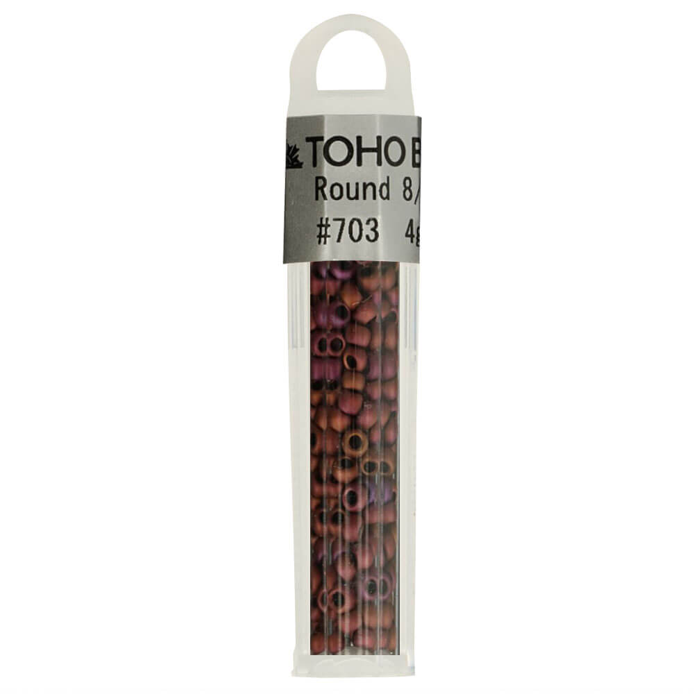 Toho Glass beads round 8 - 0 - 4g , different colours 703 | Knitting yarn shop / dzijas veikals