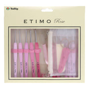 Tulip Etimo Rose crochet hook set soft - grip | Knitting yarn shop / dzijas veikals