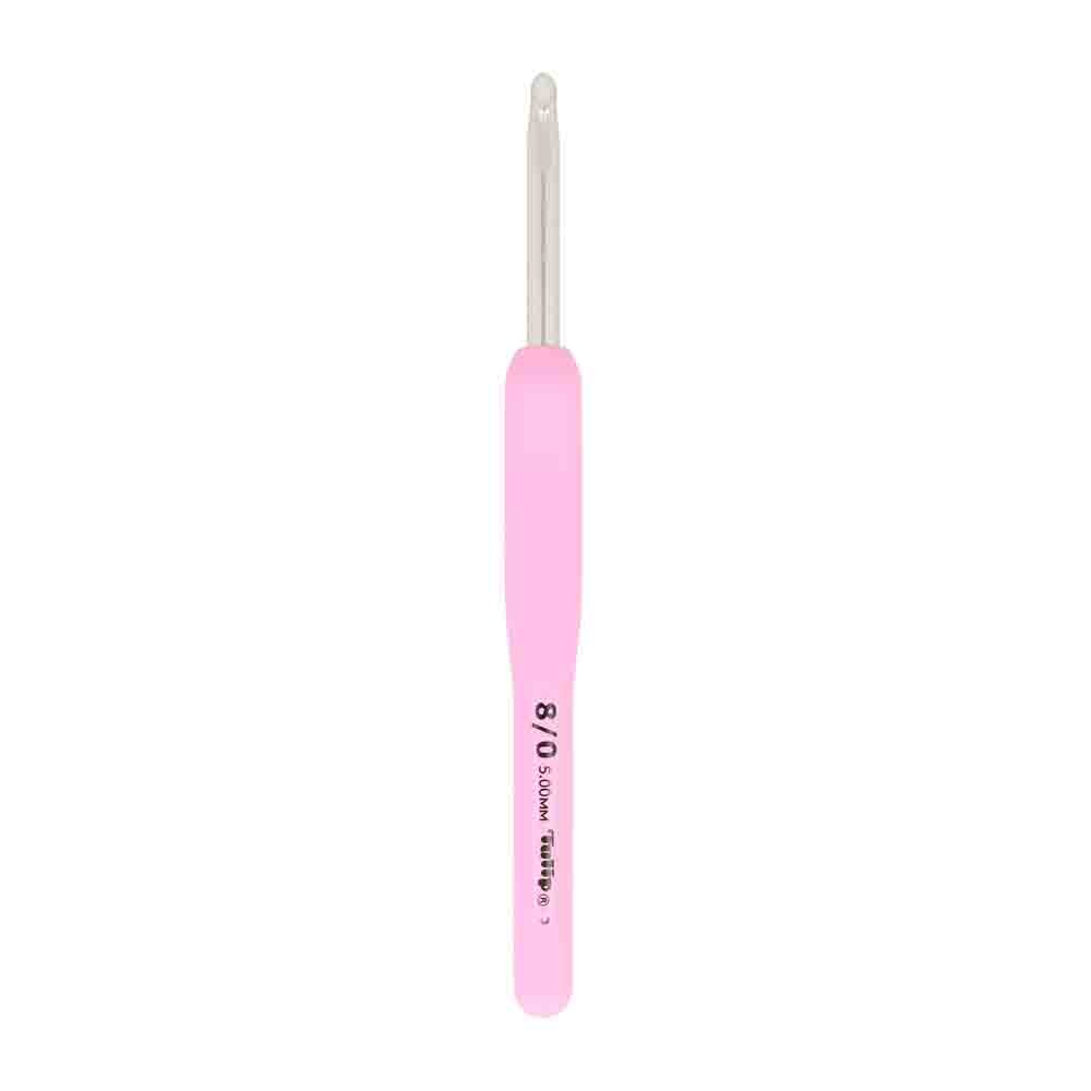 Tulip Etimo Rose crochet hook steel soft grip, sizes from 2.0 mm to 6.5 mm 5.00 | Knitting yarn shop / dzijas veikals