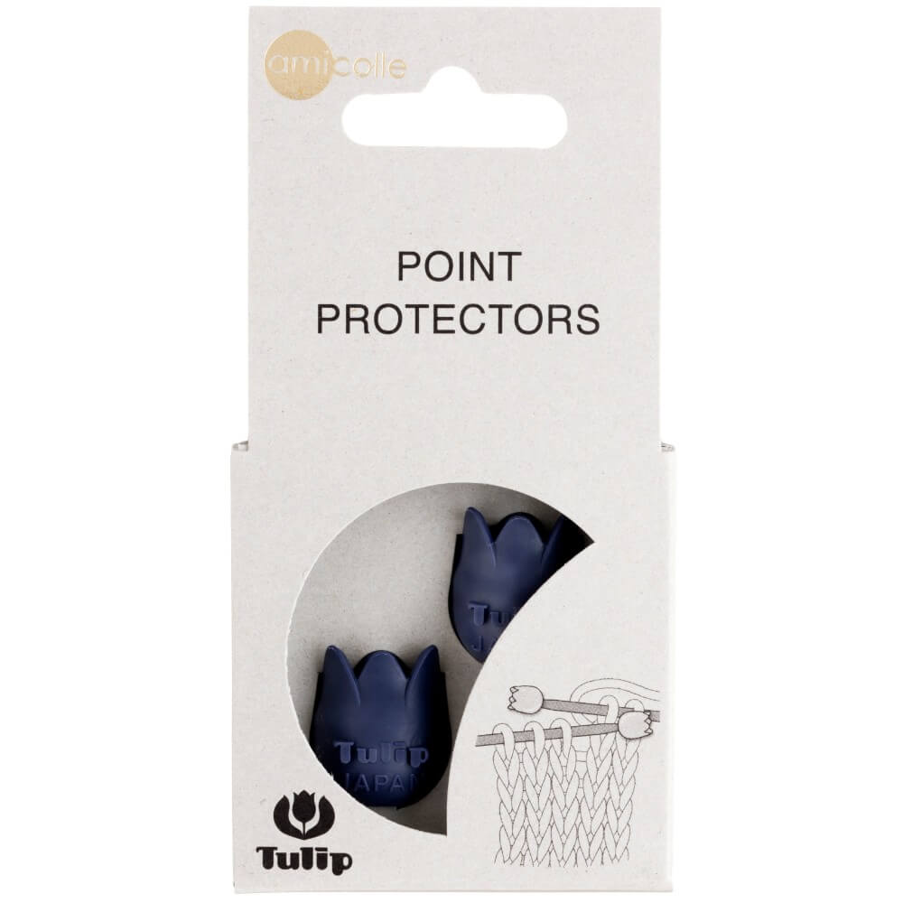 Tulip Point protectors large blue | Knitting yarn shop / dzijas veikals