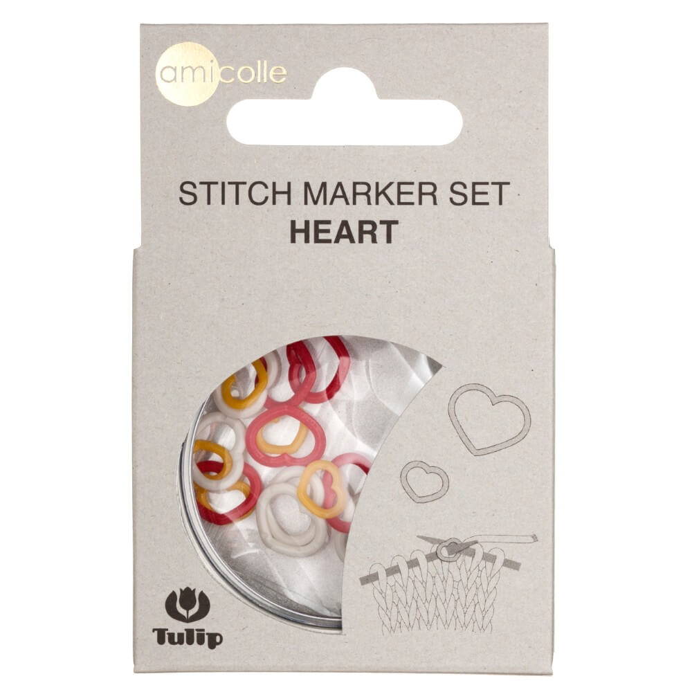 Tulip Stitch markers set S - M - L | Knitting yarn shop / dzijas veikals